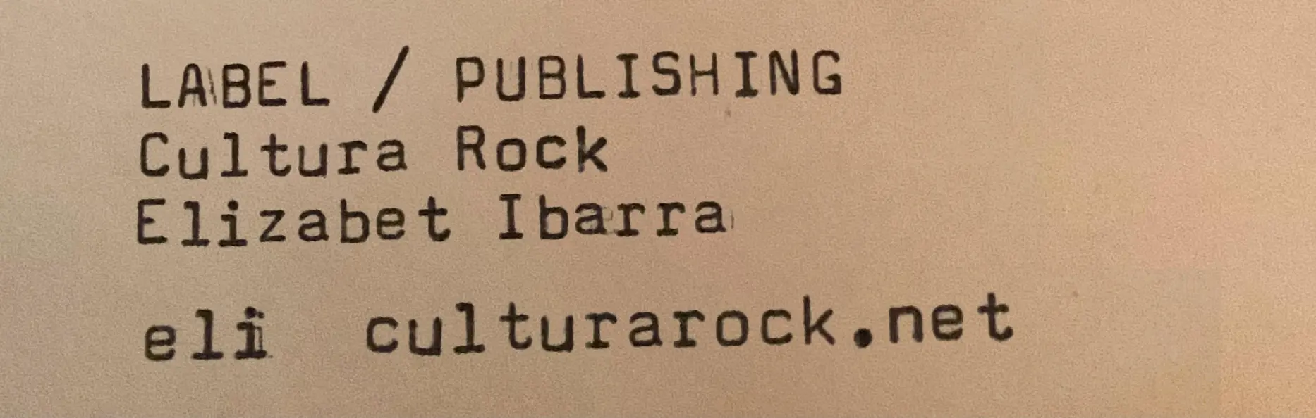 Eli Ibarra, eli@culturarock.net